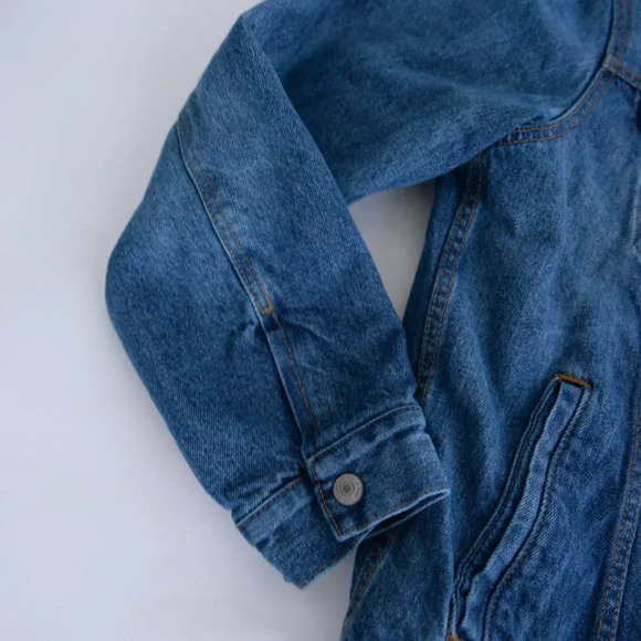 GAP  Denim Gap for Good Teddy Bear Jean Jacket - Medium - Picture 9 of 12